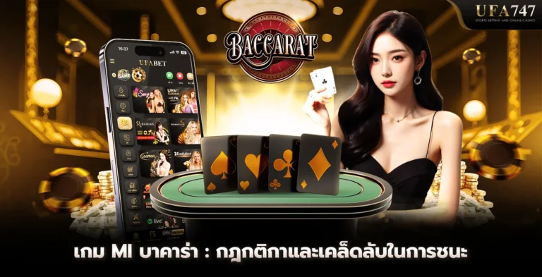เกม MI บาคาร่า กฎกติกาและเคล็ดลับในการชนะ