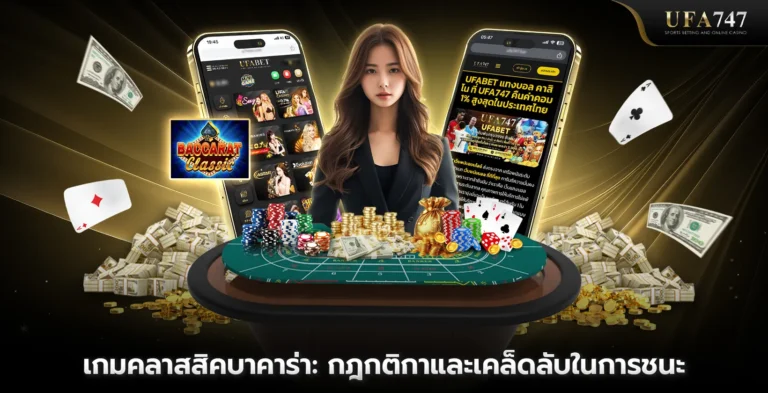 เกมคลาสสิคบาคาร่า กฎกติกาและเคล็ดลับในการชนะ