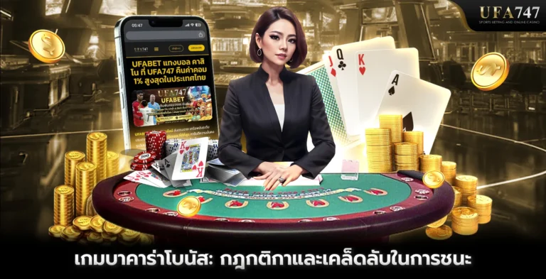 เกมบาคาร่าโบนัส กฎกติกาและเคล็ดลับในการชนะ