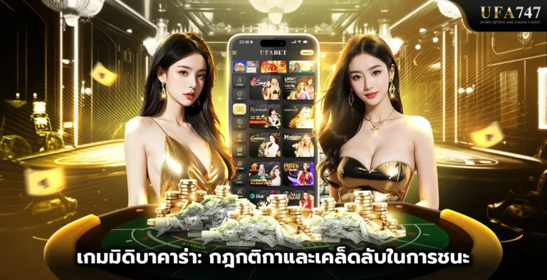 เกมมิดิบาคาร่า กฎกติกาและเคล็ดลับในการชนะ