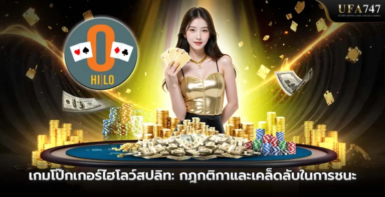 เกมโป๊กเกอร์ไฮโลสปลิท -กฎกติกาและเคล็ดลับในการชนะ