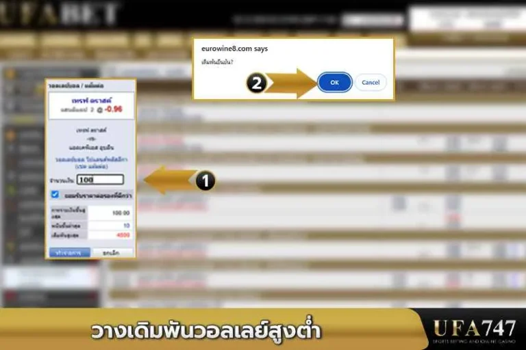 วางเดิมพันวอลเลย์สูงต่ำ