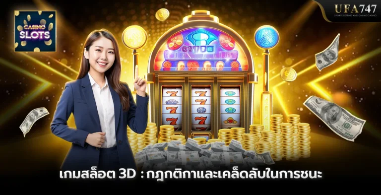 เกมสล็อต-3D -กฎกติกาและเคล็ดลับในการชนะ