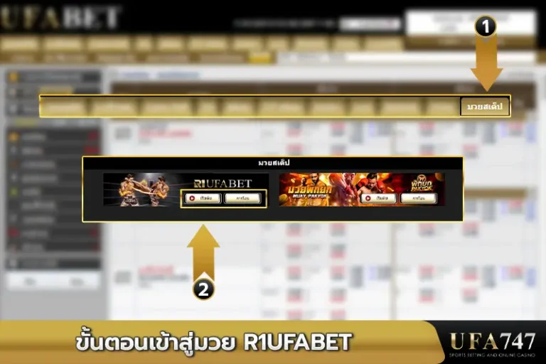 ขั้นตอนเข้าสู่มวยR1UFABET