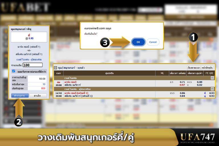 วางเดิมพันสนุกเกอร์คี่-คู่
