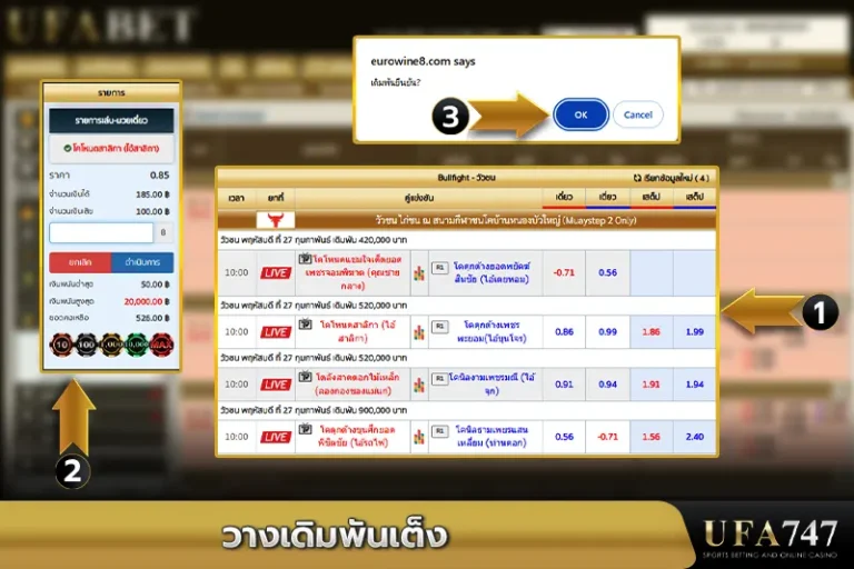 วางเดิมพันเต็ง